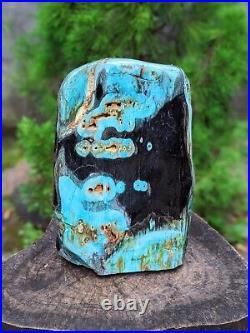 12.3 kg RARE! Blue Opalized Petrified Wood Decoration Freeform 1JUN3