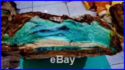 13kg Indonesia Blue Opalized Petrified Wood AAA