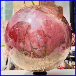 18.40lb Large Natural Petrified Wood Fossil Quartz Crystal Sphere Ball Healing 18.40lb Large Natural Petrified Wood Fossil Quartz Crystal Sphere Ball Healing