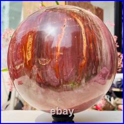 18.40lb Large Natural Petrified Wood Fossil Quartz Crystal Sphere Ball Healing 18.40lb Large Natural Petrified Wood Fossil Quartz Crystal Sphere Ball Healing