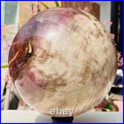 18.40lb Large Natural Petrified Wood Fossil Quartz Crystal Sphere Ball Healing 18.40lb Large Natural Petrified Wood Fossil Quartz Crystal Sphere Ball Healing