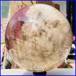18.40lb Large Natural Petrified Wood Fossil Quartz Crystal Sphere Ball Healing 18.40lb Large Natural Petrified Wood Fossil Quartz Crystal Sphere Ball Healing