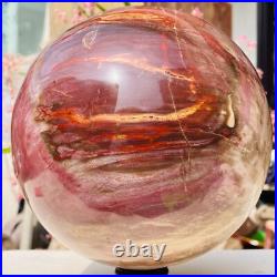 18.40lb Large Natural Petrified Wood Fossil Quartz Crystal Sphere Ball Healing 18.40lb Large Natural Petrified Wood Fossil Quartz Crystal Sphere Ball Healing