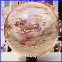 18.40lb Large Natural Petrified Wood Fossil Quartz Crystal Sphere Ball Healing 18.40lb Large Natural Petrified Wood Fossil Quartz Crystal Sphere Ball Healing