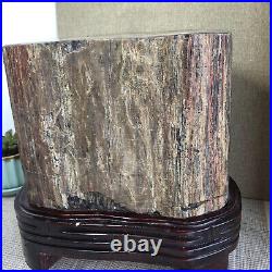 20.12kg Rare Natural Petrified Wood Crystal Polish/Rough Slice Madagascar A1144