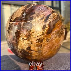 2165g Natural Petrified Wood Fossil Quartz Crystal Sphere Mineral Specimen 2165g Natural Petrified Wood Fossil Quartz Crystal Sphere Mineral Specimen