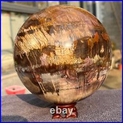 2165g Natural Petrified Wood Fossil Quartz Crystal Sphere Mineral Specimen 2165g Natural Petrified Wood Fossil Quartz Crystal Sphere Mineral Specimen