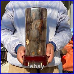 23.63LB Large Natural Petrified Wood Fossil Crystal Mineral Specimen Healing 23.63LB Large Natural Petrified Wood Fossil Crystal Mineral Specimen Healing