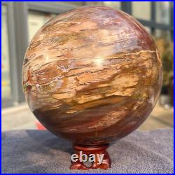 2715g Natural Petrified Wood Fossil Quartz Crystal Sphere Mineral Specimen 2715g Natural Petrified Wood Fossil Quartz Crystal Sphere Mineral Specimen
