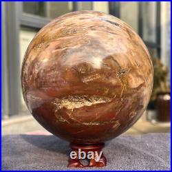 2715g Natural Petrified Wood Fossil Quartz Crystal Sphere Mineral Specimen 2715g Natural Petrified Wood Fossil Quartz Crystal Sphere Mineral Specimen