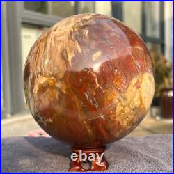 2715g Natural Petrified Wood Fossil Quartz Crystal Sphere Mineral Specimen 2715g Natural Petrified Wood Fossil Quartz Crystal Sphere Mineral Specimen