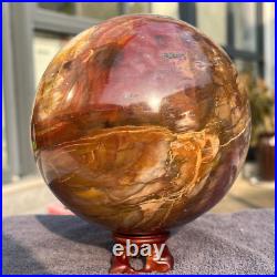 2715g Natural Petrified Wood Fossil Quartz Crystal Sphere Mineral Specimen 2715g Natural Petrified Wood Fossil Quartz Crystal Sphere Mineral Specimen
