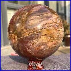 2715g Natural Petrified Wood Fossil Quartz Crystal Sphere Mineral Specimen 2715g Natural Petrified Wood Fossil Quartz Crystal Sphere Mineral Specimen