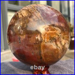 2715g Natural Petrified Wood Fossil Quartz Crystal Sphere Mineral Specimen 2715g Natural Petrified Wood Fossil Quartz Crystal Sphere Mineral Specimen