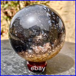 2.1LB Large natural petrified wood crystal fossil ball shape 2.1LB Large natural petrified wood crystal fossil ball shape