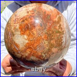 30.86lb Large Natural Petrified Wood Fossil Quartz Crystal Sphere Ball Healing 30.86lb Large Natural Petrified Wood Fossil Quartz Crystal Sphere Ball Healing