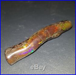 37.65 cts Gorgeus Precious Opalized Wood Opal Indonesia. STRIKING COLOR