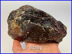 439g UV BLUE AMBER Sumatra Indonesia Natural Rough Mineral Fossil Crystal DDL354
