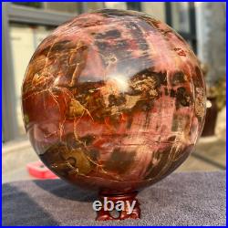 4645g Natural Petrified Wood Fossil Quartz Crystal Sphere Mineral Specimen 4645g Natural Petrified Wood Fossil Quartz Crystal Sphere Mineral Specimen