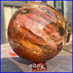 4645g Natural Petrified Wood Fossil Quartz Crystal Sphere Mineral Specimen 4645g Natural Petrified Wood Fossil Quartz Crystal Sphere Mineral Specimen