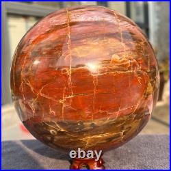4645g Natural Petrified Wood Fossil Quartz Crystal Sphere Mineral Specimen 4645g Natural Petrified Wood Fossil Quartz Crystal Sphere Mineral Specimen