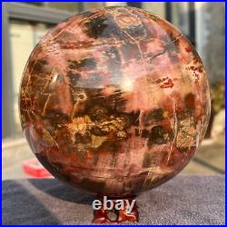 4645g Natural Petrified Wood Fossil Quartz Crystal Sphere Mineral Specimen 4645g Natural Petrified Wood Fossil Quartz Crystal Sphere Mineral Specimen
