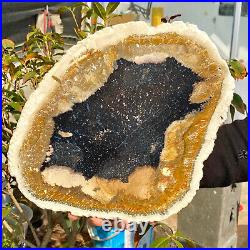 4.04LB Large Natural Petrified Wood Crystal Fossil Slice Shape Healing Specimen 4.04LB Large Natural Petrified Wood Crystal Fossil Slice Shape Healing Specimen