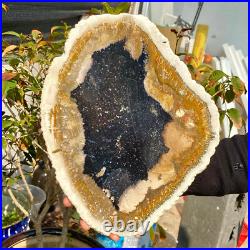 4.04LB Large Natural Petrified Wood Crystal Fossil Slice Shape Healing Specimen 4.04LB Large Natural Petrified Wood Crystal Fossil Slice Shape Healing Specimen