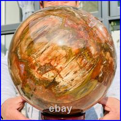 54.90lb Large Natural Petrified Wood Fossil Quartz Crystal Sphere Ball Healing 54.90lb Large Natural Petrified Wood Fossil Quartz Crystal Sphere Ball Healing