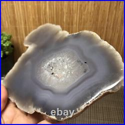 567g Rare Natural Agate Slice polished Crystal Quartz specimens A8113