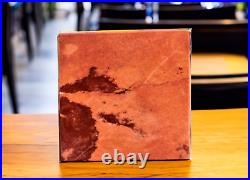 80MM Brown Petrified Wood Crystal Healing Chakra Gemstone Fossilized Wood Cube