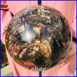 8840g Natural Petrified Wood Crystal Ball Fossil Polished Sphere Specimen Y523