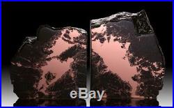 8.5 AWESOME Exquisite Glacier Formed RARE COLORS HARD TO FIND Copper Bookends