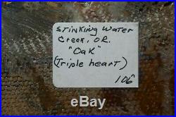 Incredible Stinking Water Golden Oak round! TRIPPLE HEARTSTOP SHELF