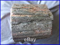 Natural Arizona Rainbow Petrified Wood Fossil Rough Log Lapidary Slab- 32 Lbs