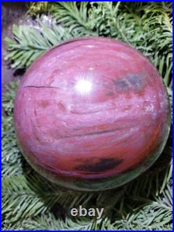 Petrified Wood Sphere Orb Quartz Crystal Ball Fossil Mineral UV Druzy, 1266g Petrified Wood Sphere Orb Quartz Crystal Ball Fossil Mineral UV Druzy, 1266g