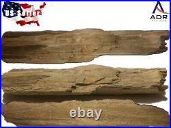 Petrified wood log crystalized quartzite highly detailed 22Lx6Wx3.5H 20lbs