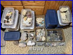 Rock Collection For Sale! Minerals, Polished Agates, Petrified Wood, Fossils