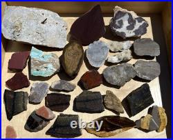 Rock Collection For Sale! Minerals, Polished Agates, Petrified Wood, Fossils