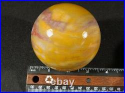Very Colorful Petrified Rainbow Wood Fossil SPHERE From Arizona 721gr